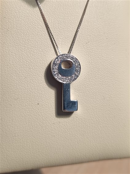 Collier Gilma Gioielleria  Femme in Or Diamante 0.12 Ct COOR-124-286 - COOR-124-286